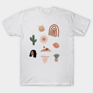 Boho rainbow Sticker pack T-Shirt